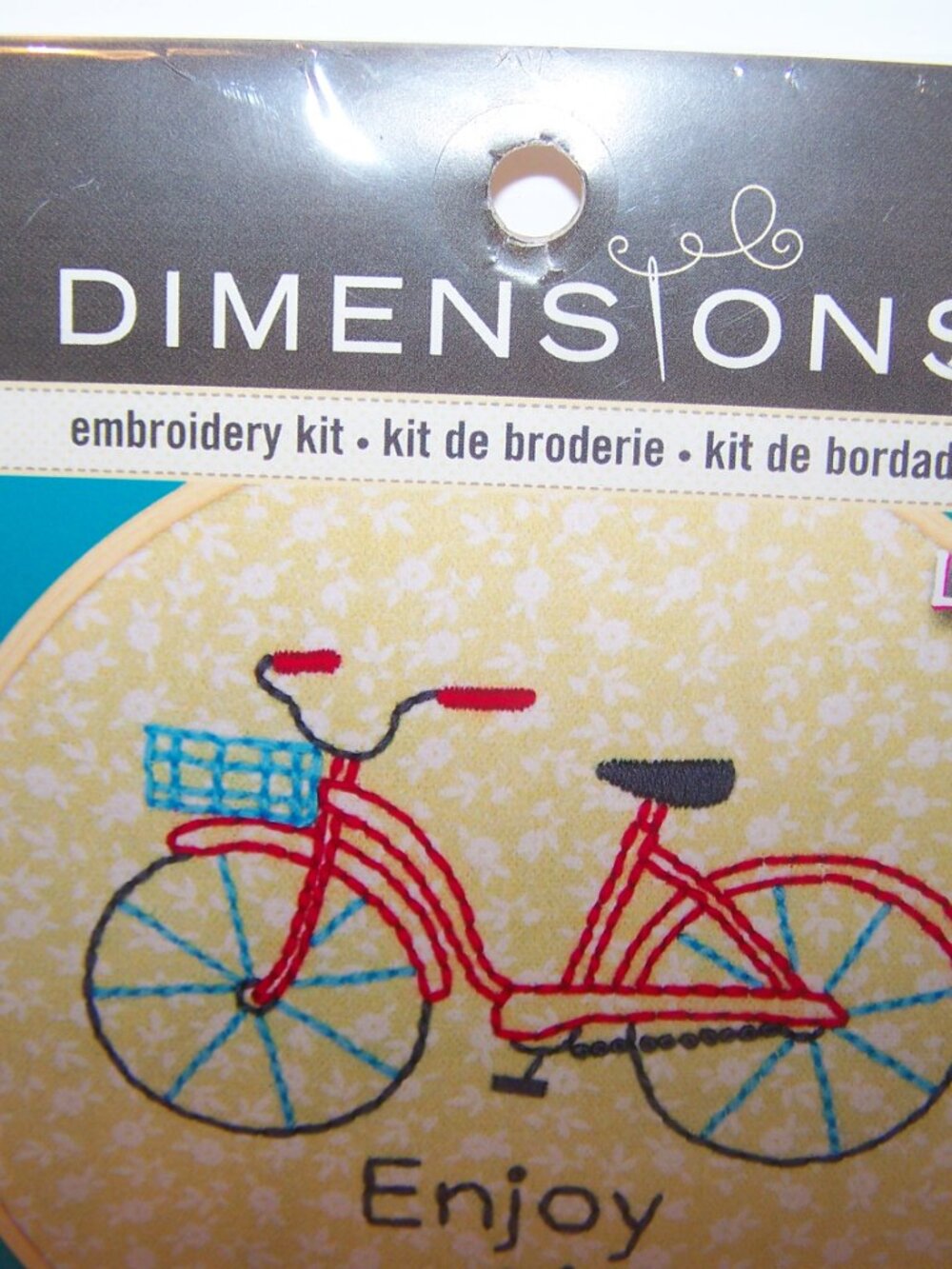Dimensions NWT Embroidery Kit - Bike Ride - Picture 2 of 3